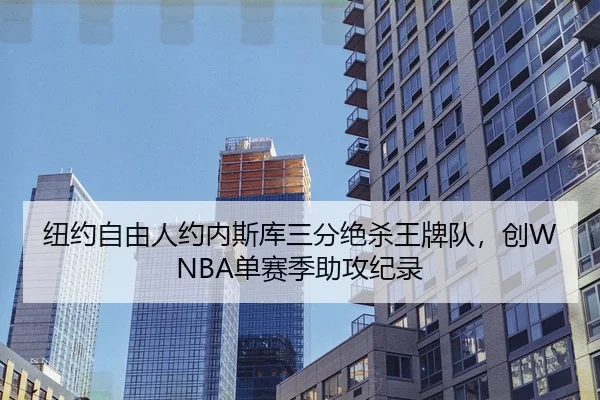 纽约自由人约内斯库三分绝杀王牌队，创WNBA单赛季助攻纪录